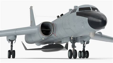 3D Xian H-6 China Strategic Bomber with Reconnaissance Drone Rigged for ...