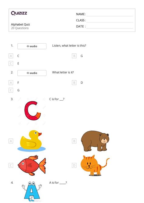 50+ Alphabet worksheets for 5th Class on Quizizz | Free & Printable