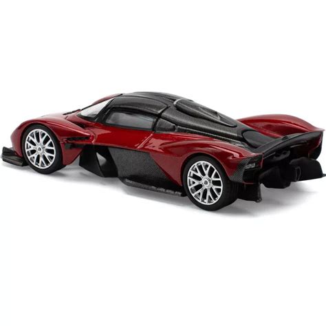 Supernova Red Aston Martin Valkyrie 1:64 Scale Die-Cast Car By Pop Rac ...