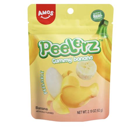 Amos Peelerz Banana Peg Bag 6oz (170g) | Curious Candy