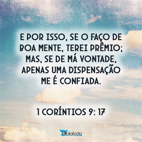 1 Coríntios 9:17 Referências Cruzadas da Bíblia | Conexões Versículo a ...