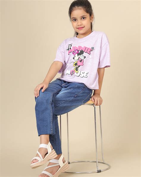Mickey & Friends Printed Boxy Fit Tshirt For Girls – Kidsville