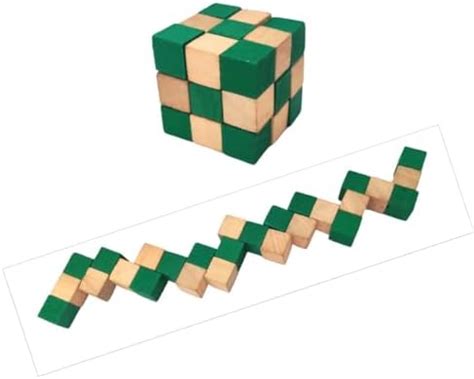 Ecoelf Snake Cube Puzzle | Brainy Snake to Cube Transformation ...