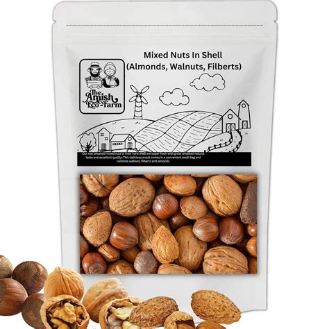 Buy The Amish Eco-Farm – Mixed Nuts In Shell (Almonds, Walnuts ...