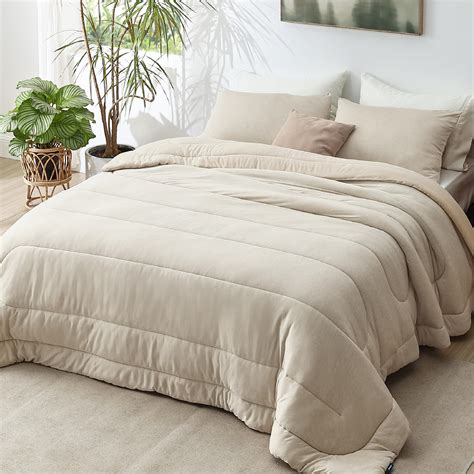 Bedsure Twin/Twin XL Comforter Set - Reversible Cooling and Warm Bed ...