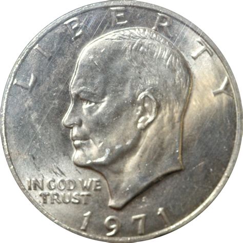 1971 S Eisenhower Uncirculated Silver Dollar Set (40% Silver) – Good ...