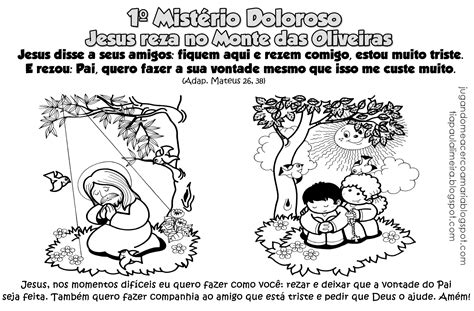 Tia Paula: Mistério Dolorosos - Rosário rezado, vivido e colorido!