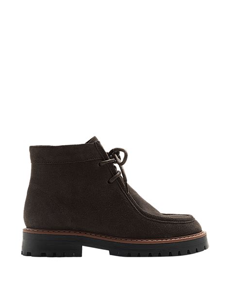 Buy Suede Chunky Block Heel Ankle Boots at Marks & Spencer