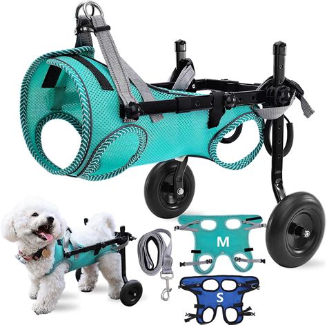 Amazon.com: Updated Dog Wheelchair for Back Legs, Small Dog Wheelchair ...