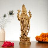 Superfine Brass Tirupati Balaji Lord Venkateshwara Swamy Statue - 16 I ...