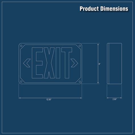 Wet Location LED Exit Sign Light | Highline
