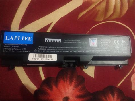 Laplife Laptop Battery for THINKPAD L410 L412 L510 L512 T410 T510 SL410 ...