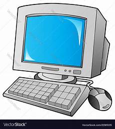 Vector Image Desktop by Desktop Computer Royalty Free Vector Image Vector Image Desktop