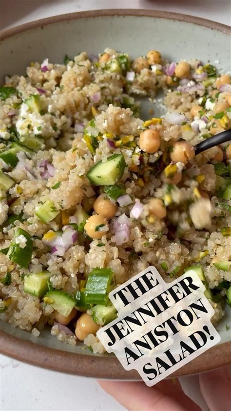 The viral jennifer anniston salad made gluten free – Artofit
