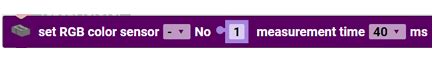RGB Color Sensor | Plataforma WRO Learn