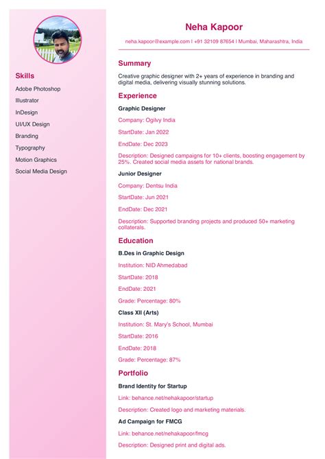 Free Resume Builder | ATS-Friendly Resume Maker & CV Generator