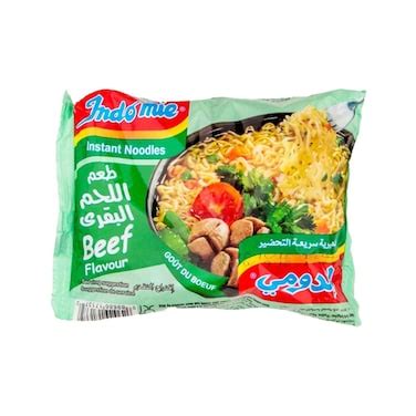 Buy Indomie Beef Flavor Instant Noodles - 75 gram Online | Carrefour Egypt