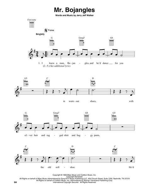 Mr. Bojangles by Sammy Davis Jr. - Baritone Ukulele - Guitar Instructor