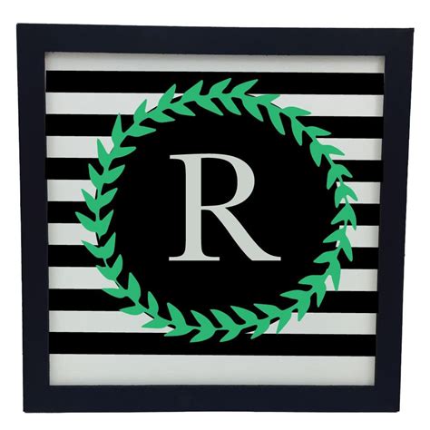 Buy Southern Design FLI-R Framed Laurel Initial - "R" Online at Low ...