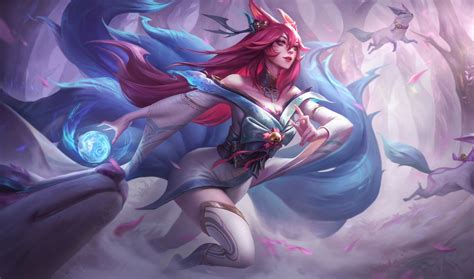 Ahri Mystique: Stunning HD League of Legends Video Game Wallpaper
