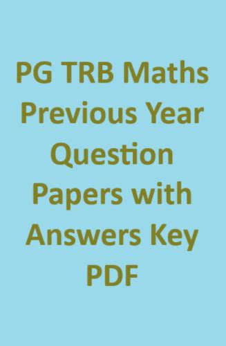 Image result for TRB Polytechnic Exam Part a Question Pattern in Maths