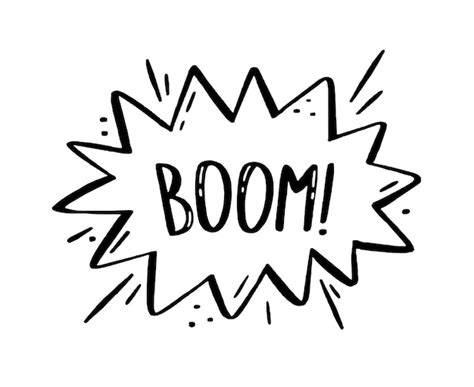 Illustration de l'explosion et de la fumée pour les bandes dessinées ...