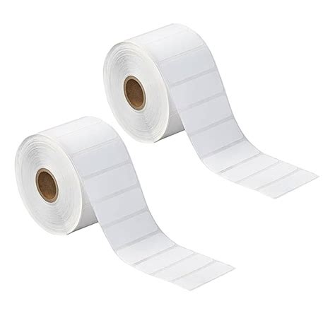 38x15 mm Direct Thermal Barcode Labels 1UP 2000 Per Roll 1.5x0.59 Inch ...