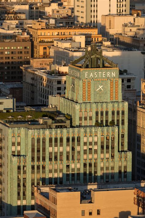 A turquoise pearl of art deco style in LA. Eastern Columbia Building