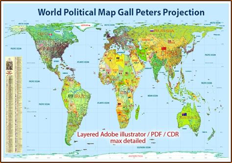Gall Peters Projection World Map - map : Resume Examples #eBqYaMxYnE