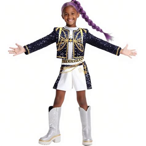 Girl's Rumi Halloween Costume Coat Jacket Top Shorts Pop Star Rumi ...