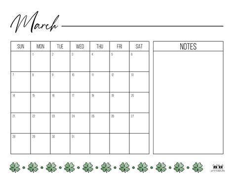 March 2021 Calendars - Free Printables | Printabulls
