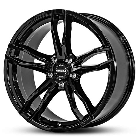 holden commodore hussla all star gloss black wheel #17533