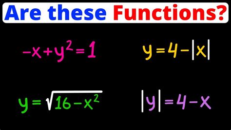 How Do You Know If an Equation Is a Function 的图像结果