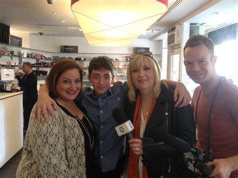 Filming in New York with Alison Young, Laura Geller and Laura's son ...