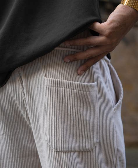 Buy Light Beige Corduroy Regular Fit Track Pant | Men’s Bottoms – Powerlook