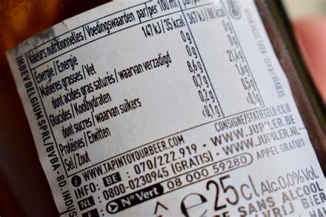 Carbs And Alcohol Calorie Chart