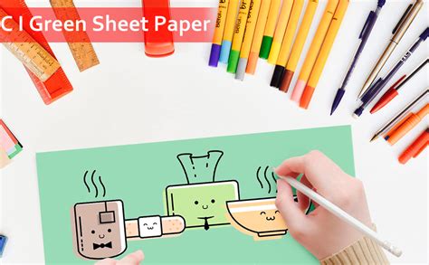 C I - Copier Paper Green Sheet Paper for Copy & Multipurpose Paper 75 ...