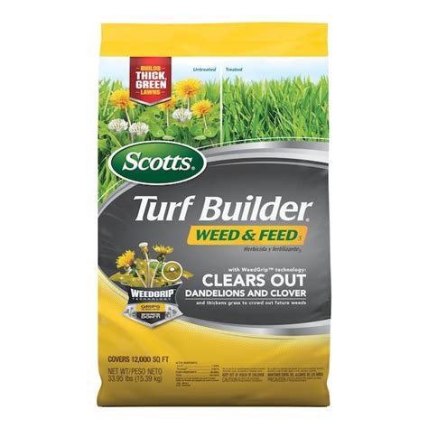 Scotts Turf Builder Weed and Feed 5 - Powerful Weed Killer and Lawn ...
