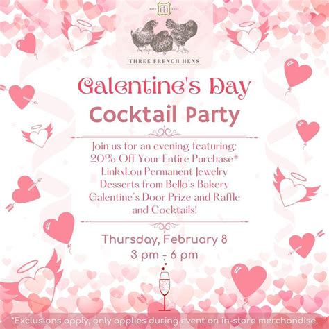 Galentine’s Day Cocktail Party, 16935 Manchester Rd Wildwood, MO ...
