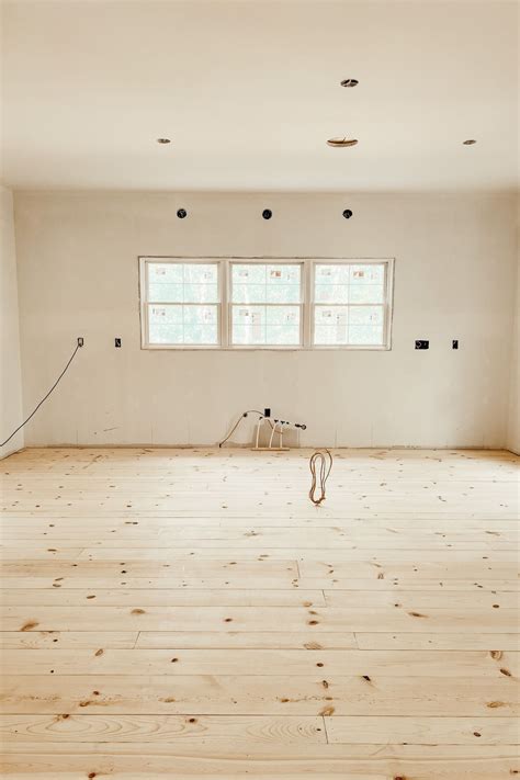 How we installed pine board flooring – Artofit