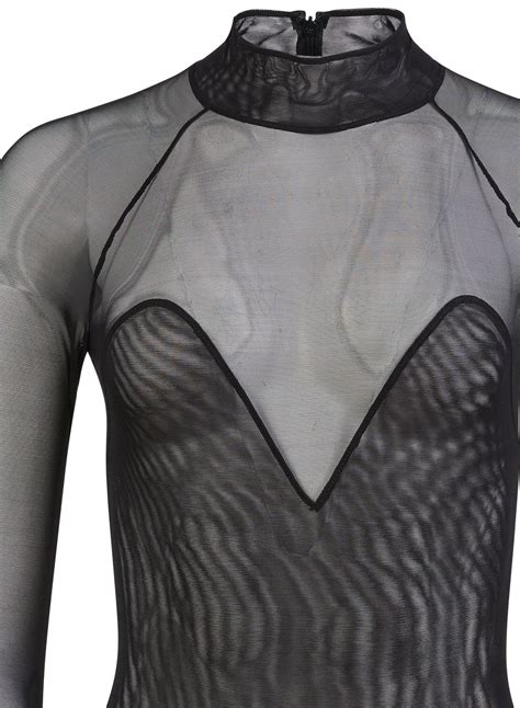 Recycled Mesh Bodysuit | Fleur du Mal