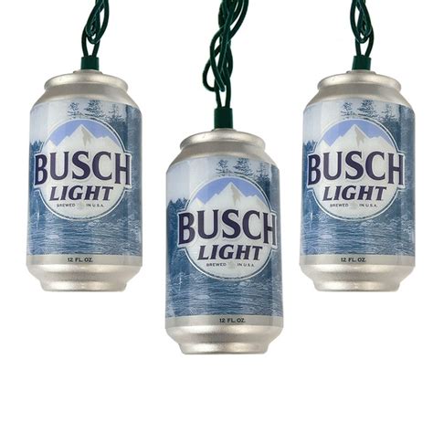 Busch Light Can 10-Light Set | Brew-Shirts.com