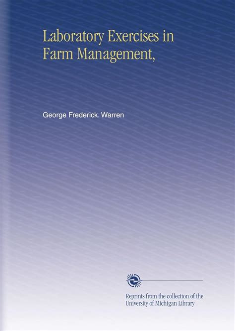 Laboratory Exercises in Farm Management, : Amazon.in: Books