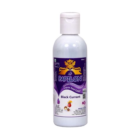Papilon Food Flavours & Colours Concentrated Food Color, Black Currant ...