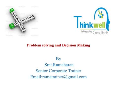 Image result for Decision-Making and Problem Solving Presentatio