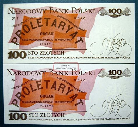 Poland 1986 And 1988 100 Zlotych