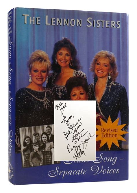 SAME SONG - SEPARATE VOICES SIGNED The Lennon Sisters | Lennon Sisters ...
