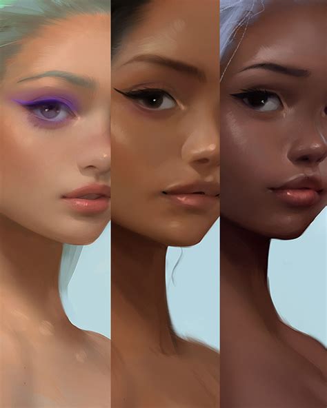 Image result for Digital Art Skin Tutorial