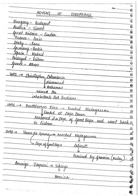 History Optional Handwritten Class notes Rau's IAS By Krithika.K