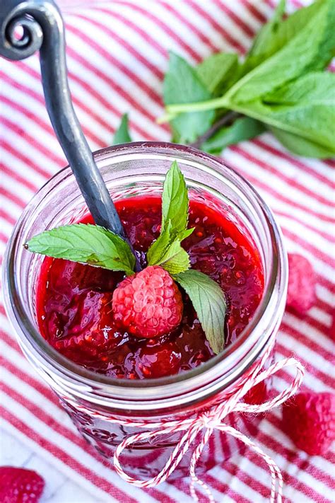 Raspberry Sauce Recipe for Desserts - Pitchfork Foodie Farms